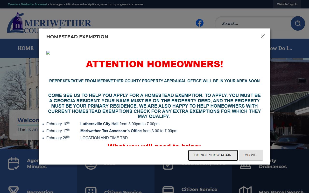 Meriwether County Clerk of Superior Court divorce decree records Greenville